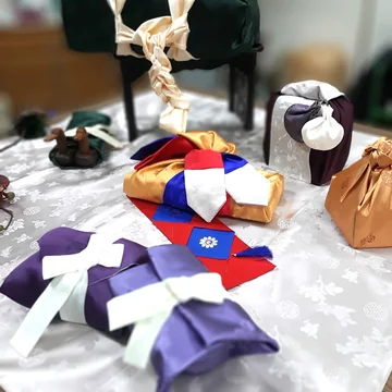 모시 포도 보자기
