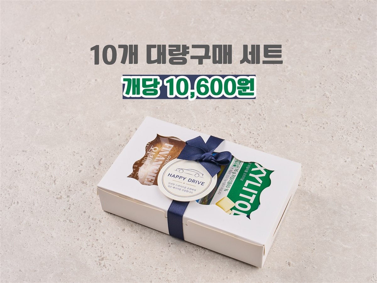 카매니저 구디백 고객감사 간식세트 10개입 자동차 영업 고객선물